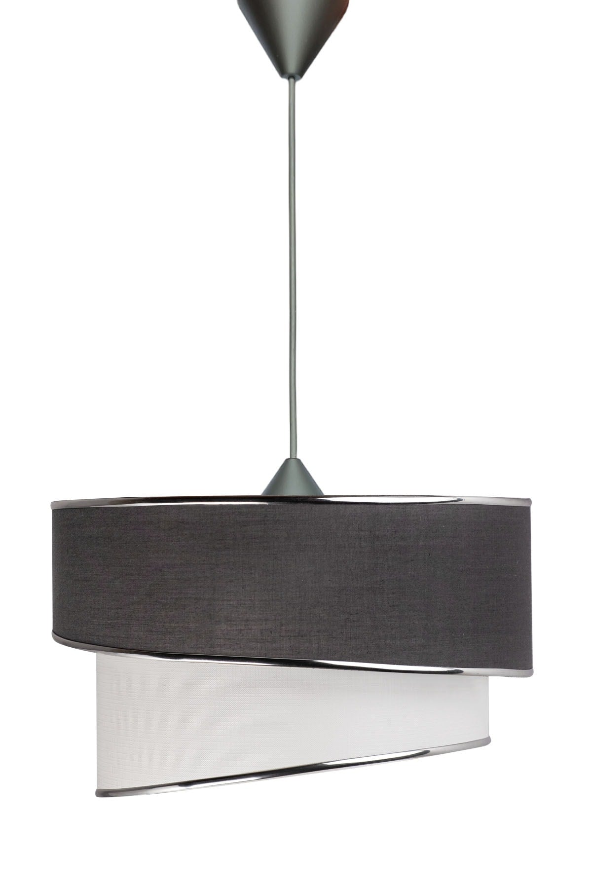 Ruzgar Modern Single Pendant Lamp Anthracite Chandelier R.89a