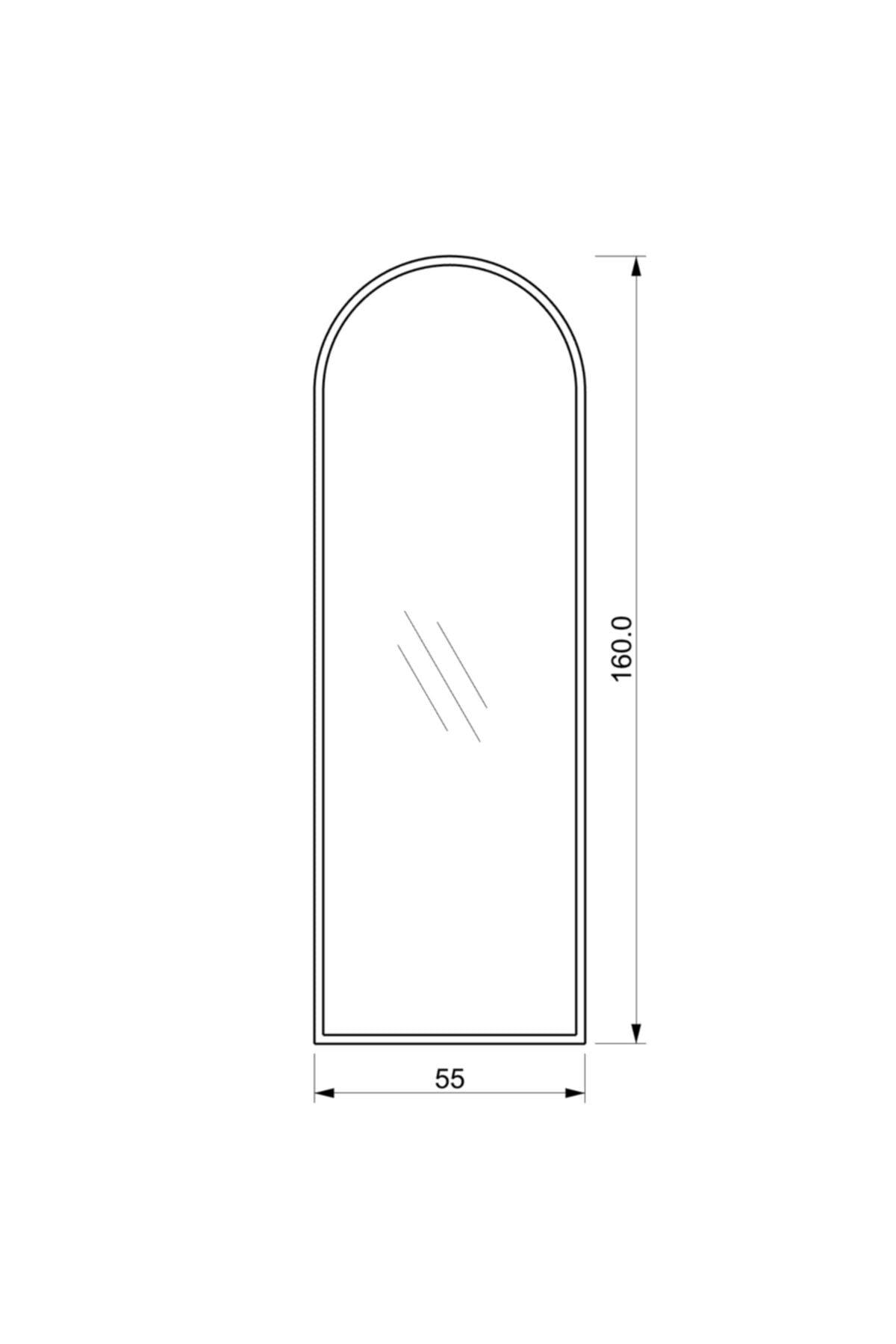 White Oval Framed Footed Full Length Mirror - Swordslife