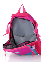 Hkn 9012 Primary School Backpack School Bag Multi Compartment Purple