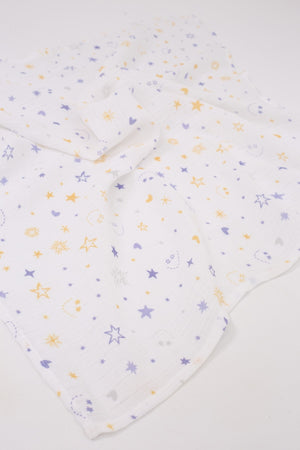 3-Purpose Muslin Cover Set - 75X75 Cm