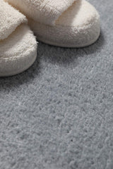 Tasseled Plush Non-Slip Floor Mat Set of 2 - Gray - Swordslife