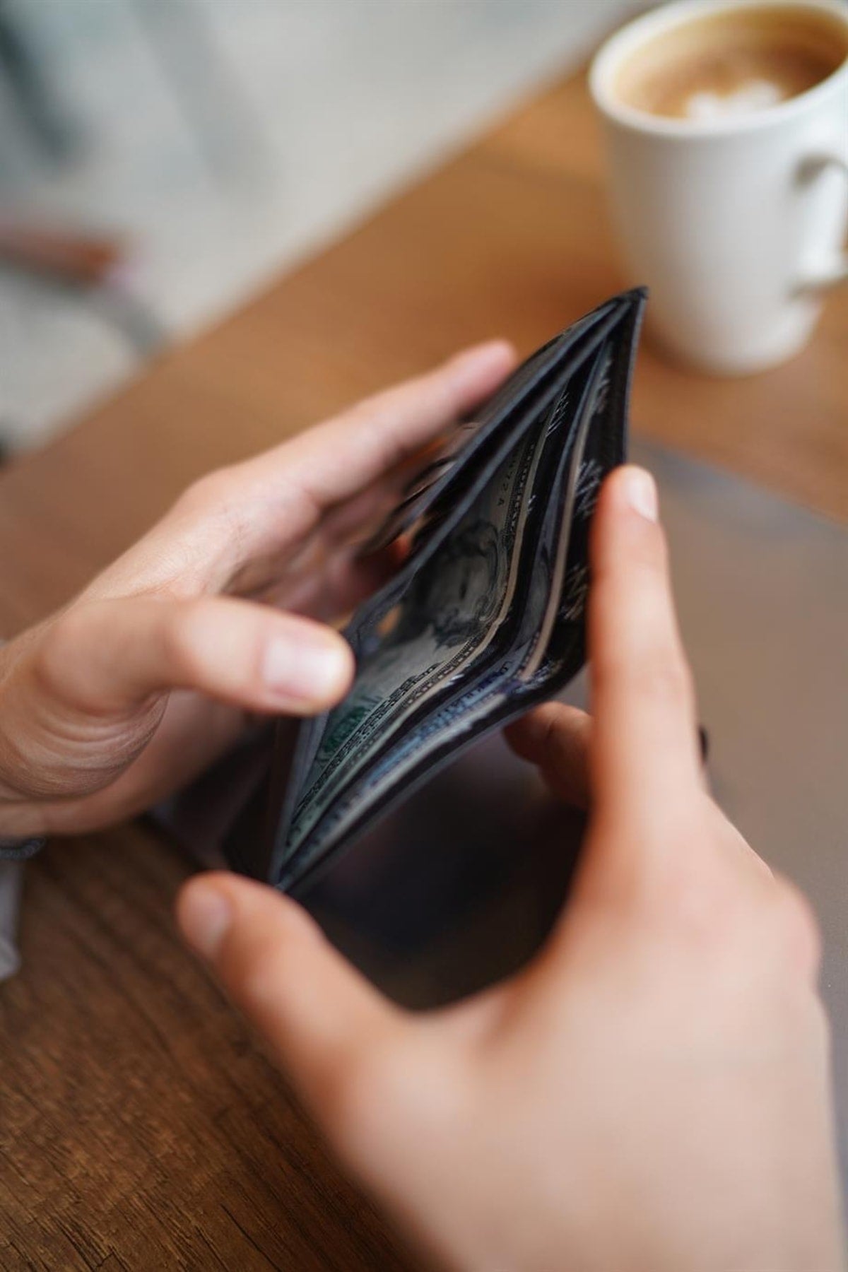 Lisande Echtleder Kibar Herren Geldbörse Schwarz