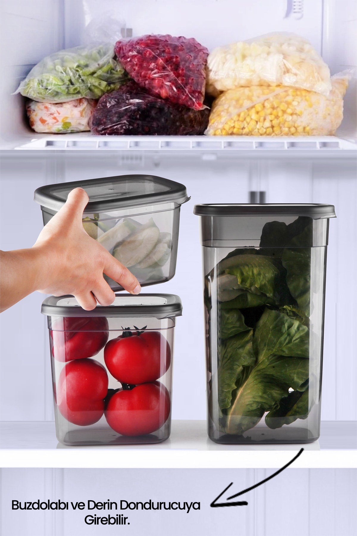 Set Of 24 Labeled Moly Rectangular Food Storage Containers (800Ml+1150Ml+1500Ml) - Spice Jar