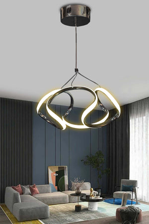 Dron Pendant Lamp Black Color Led Chandelier Daylight Modern Led Chandelier