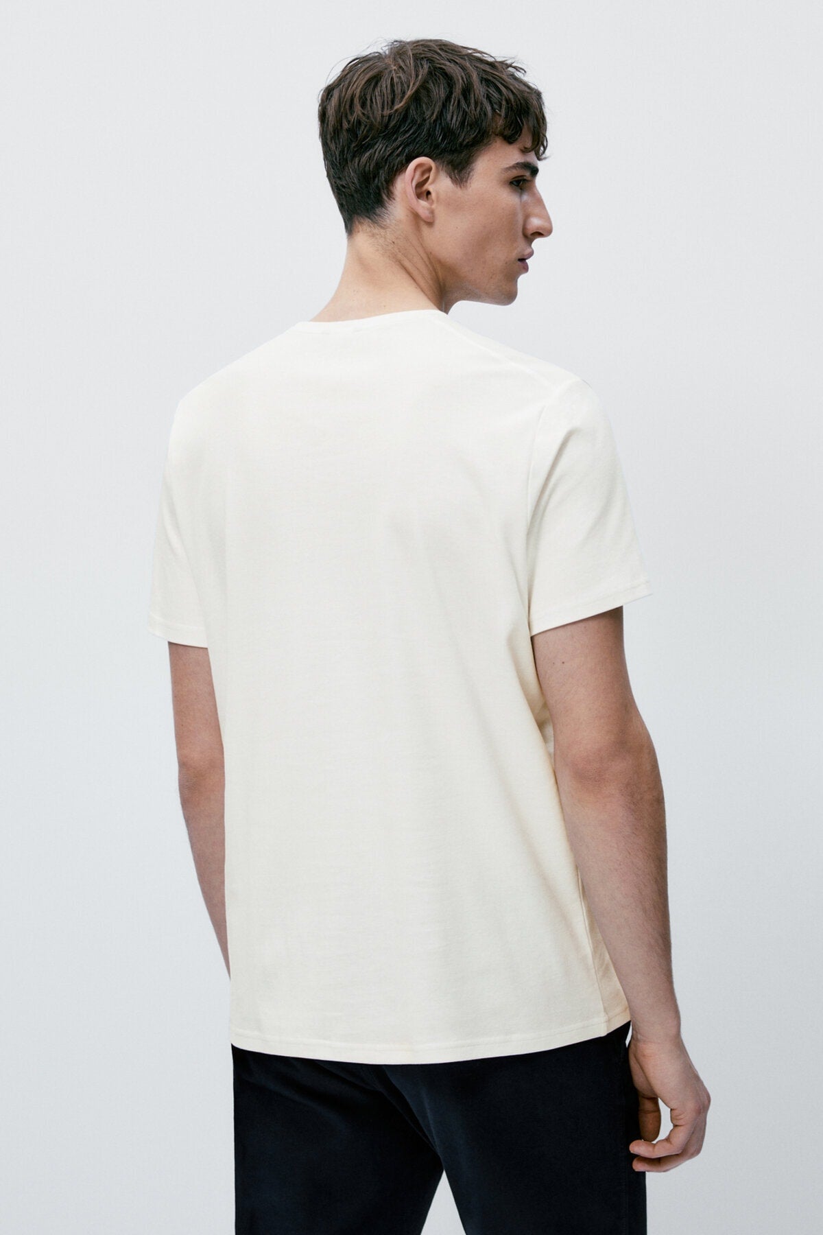 Short Sleeve Mercerized Cotton T-shirt