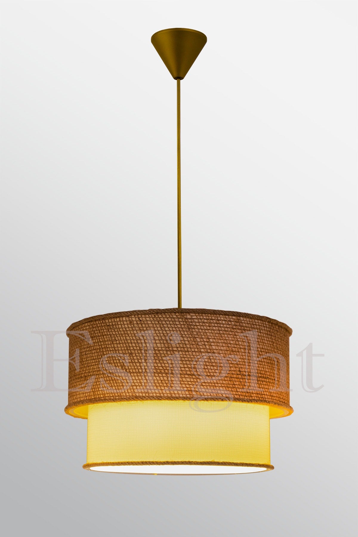Redro Wicker Einzel-Pendelleuchte Kronleuchter Eh02