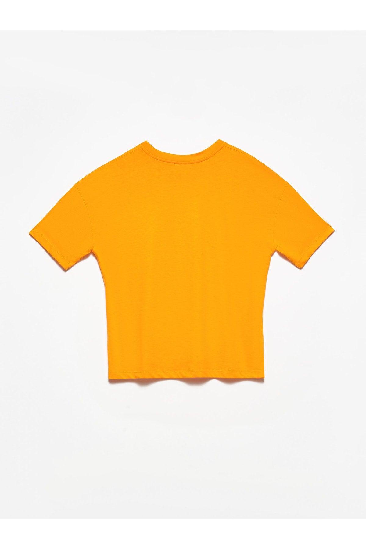 3683 Basic T-shirt Orange. - Swordslife