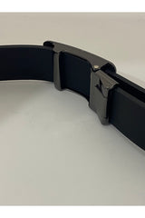 Automatic Buckle Unperforated 100% Genuine Leather Belt