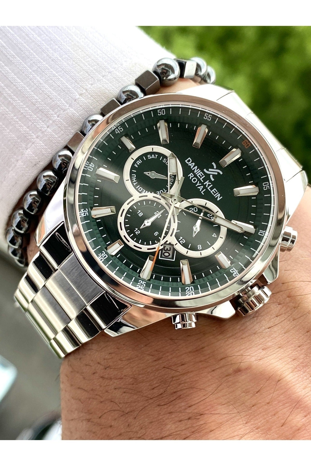 Stainless Steel Band Men'S Wristwatch+3 Atm Waterproof 2 Years Warranty