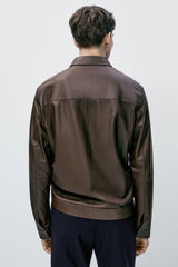 Pocket Nappa Leather Jacket