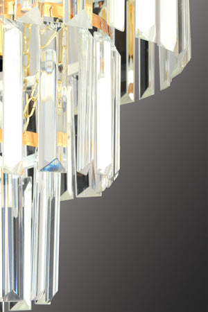 Çağla 3 Layer White To Gold Gilded 30 Luxury Chandelier