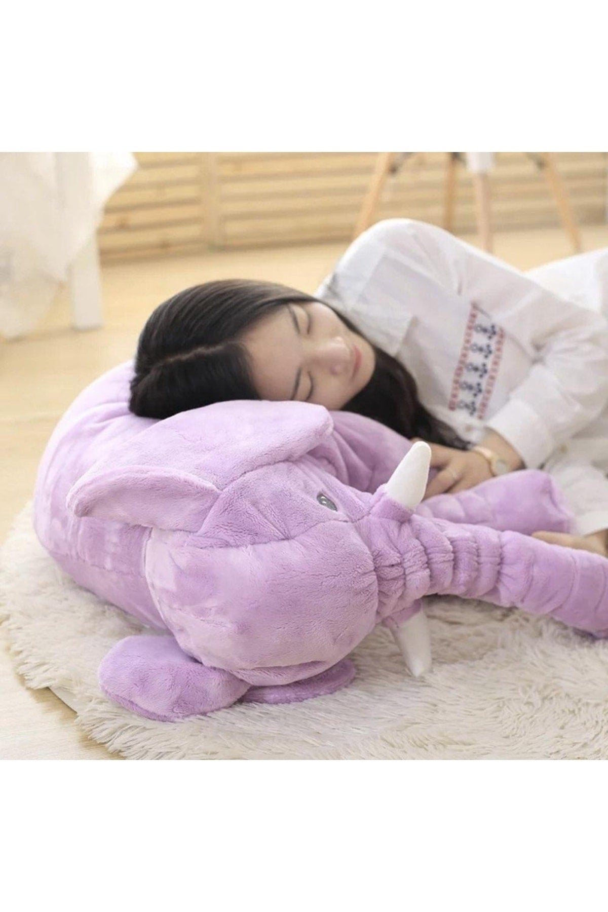 My Sleeping Friend Plush Sleeping Elephant 95 Cm