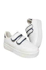 Unisex Girls Boys Velcro Sneakers Sneaker - White Black