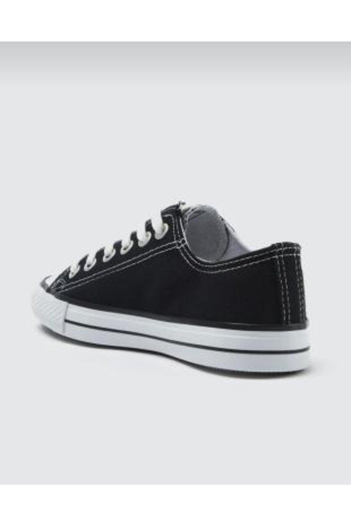 Unisex Cnv Black Sneakers - Swordslife