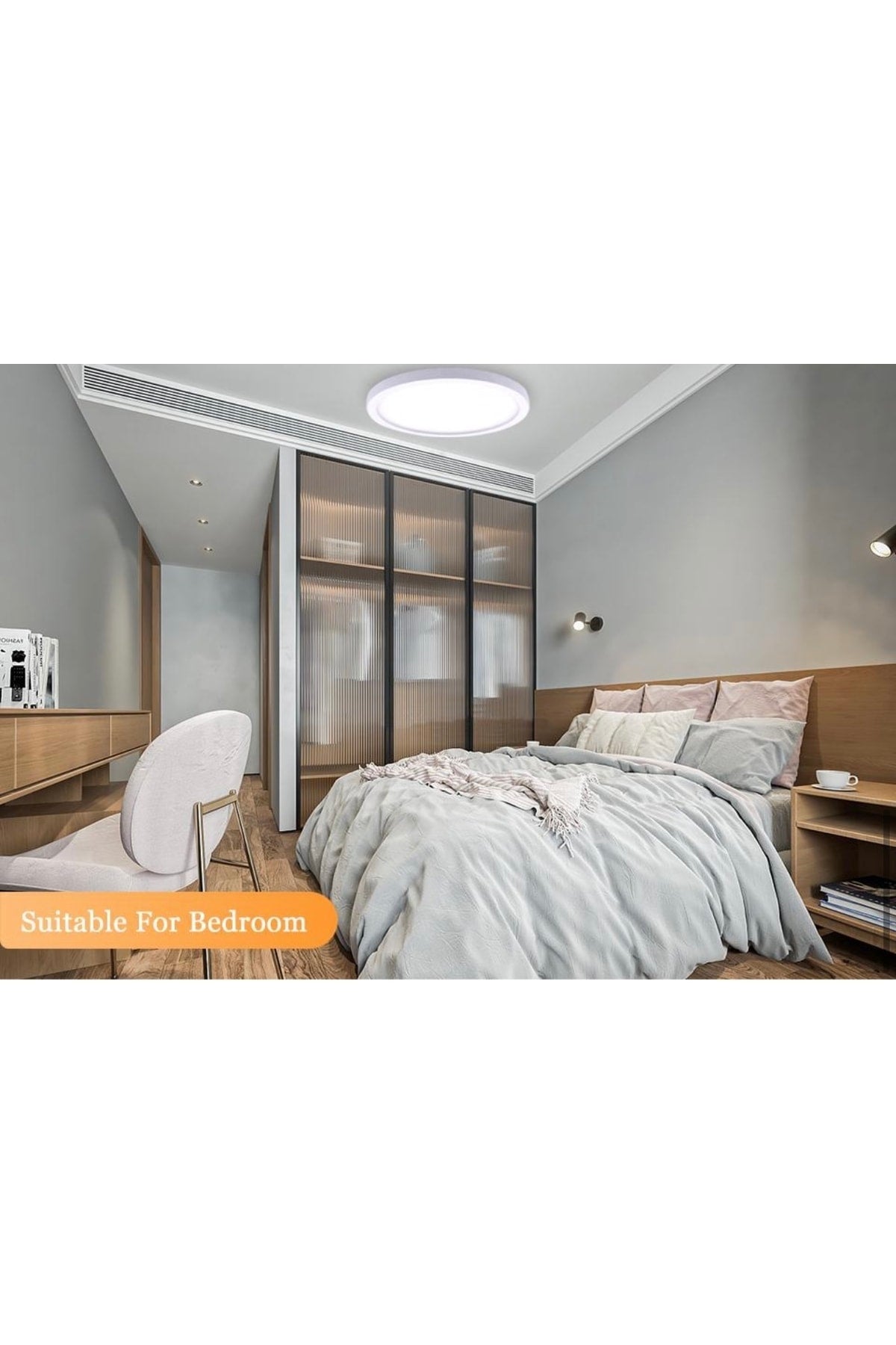 Deckenleuchter mit Plafonier-Panel, LED-Kronleuchter, Tageslicht, lange Lebensdauer, 1. Klasse, LED