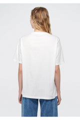 Logo Printed White T-Shirt Regular Fit / Regular Fit 1611193-81964 - Swordslife