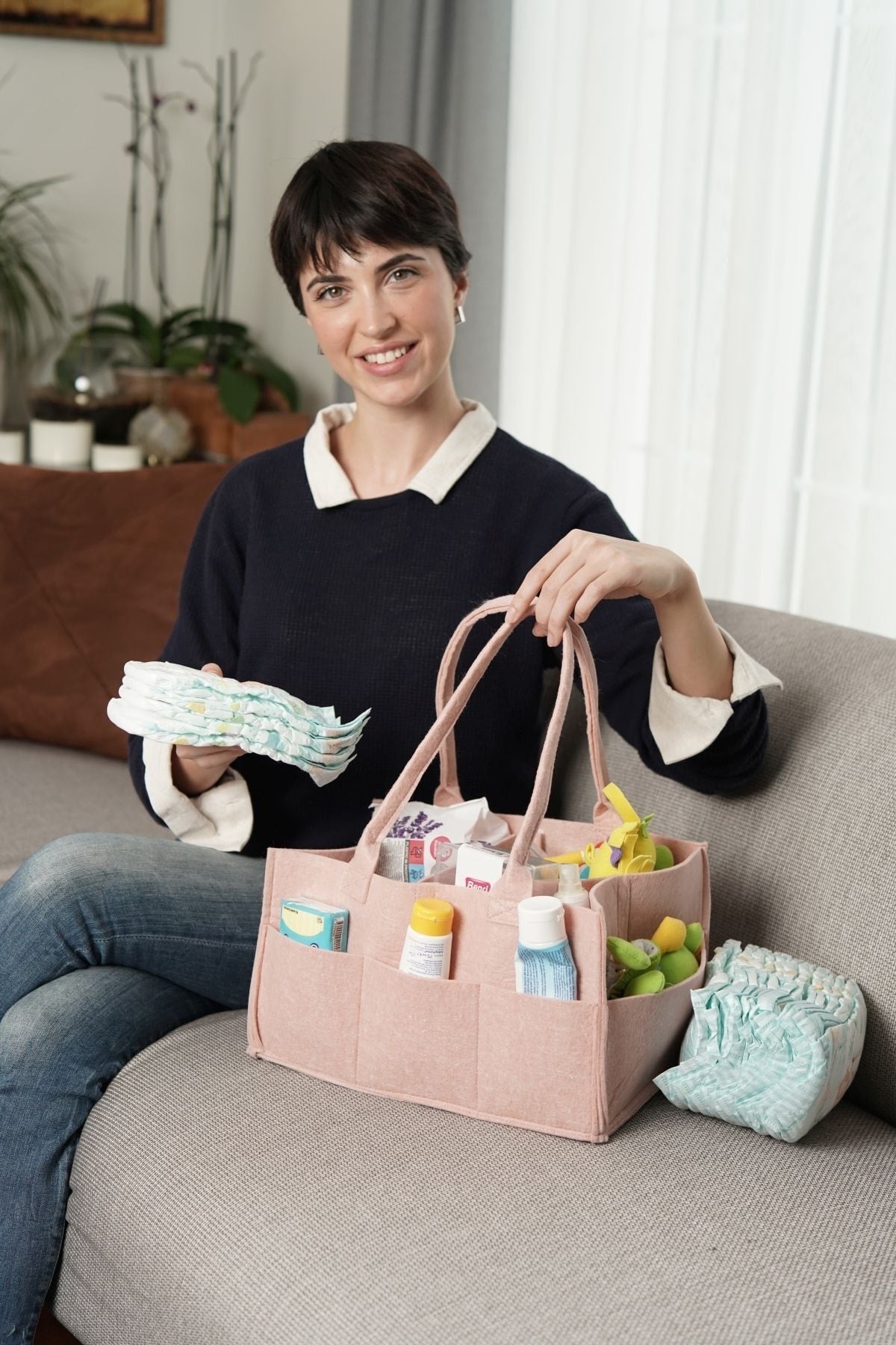 Mother Baby Care Bag Diaper And Wet Wipes Organizer Changing Organizer