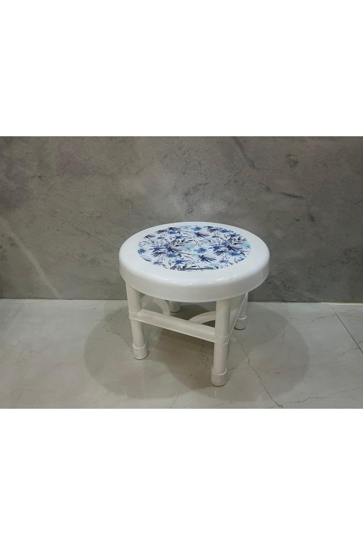 Luxury Curun Kurna - Patterned Plastic Stool - Bath Bowl Set of 3 - Swordslife