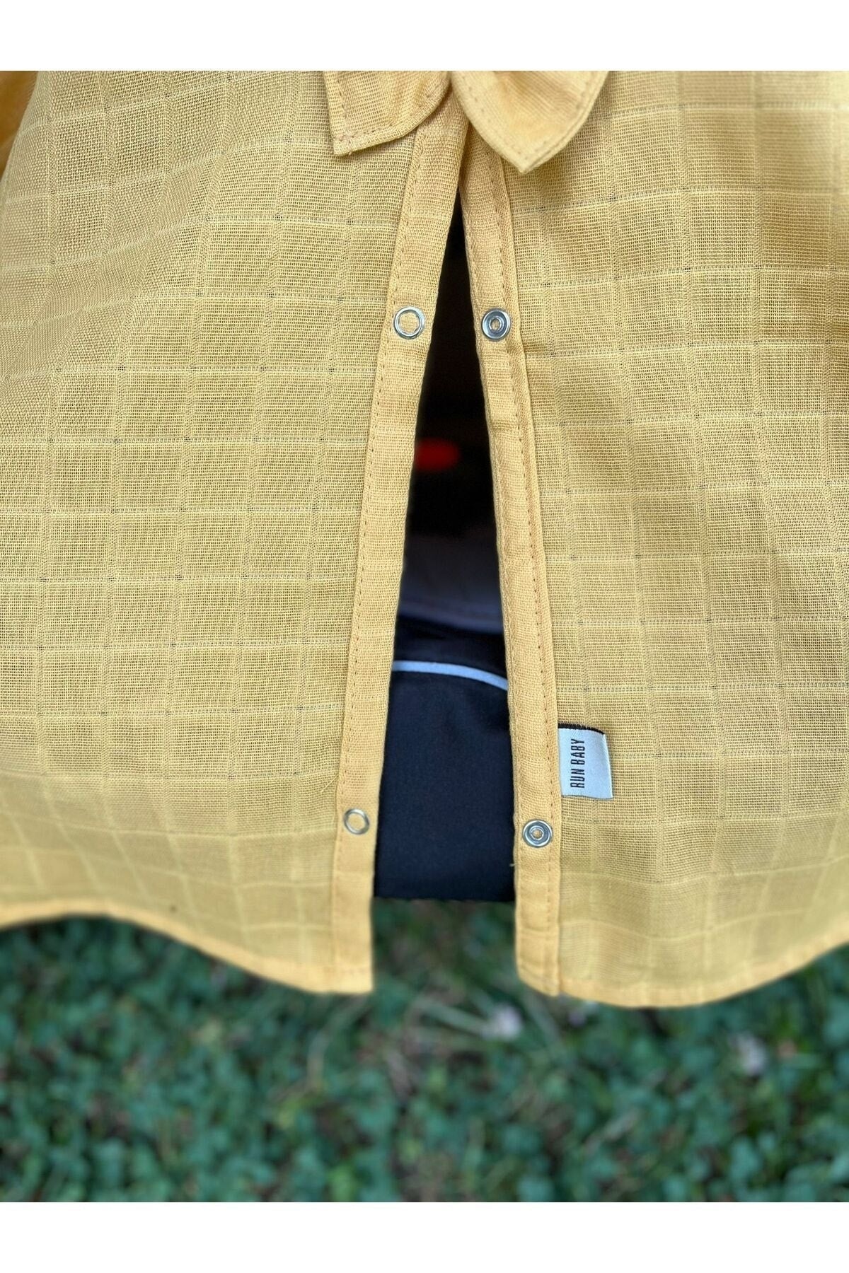 Run Baby Kinderwagenbezug aus Musselinstoff (Hardal) 75 x 100 cm