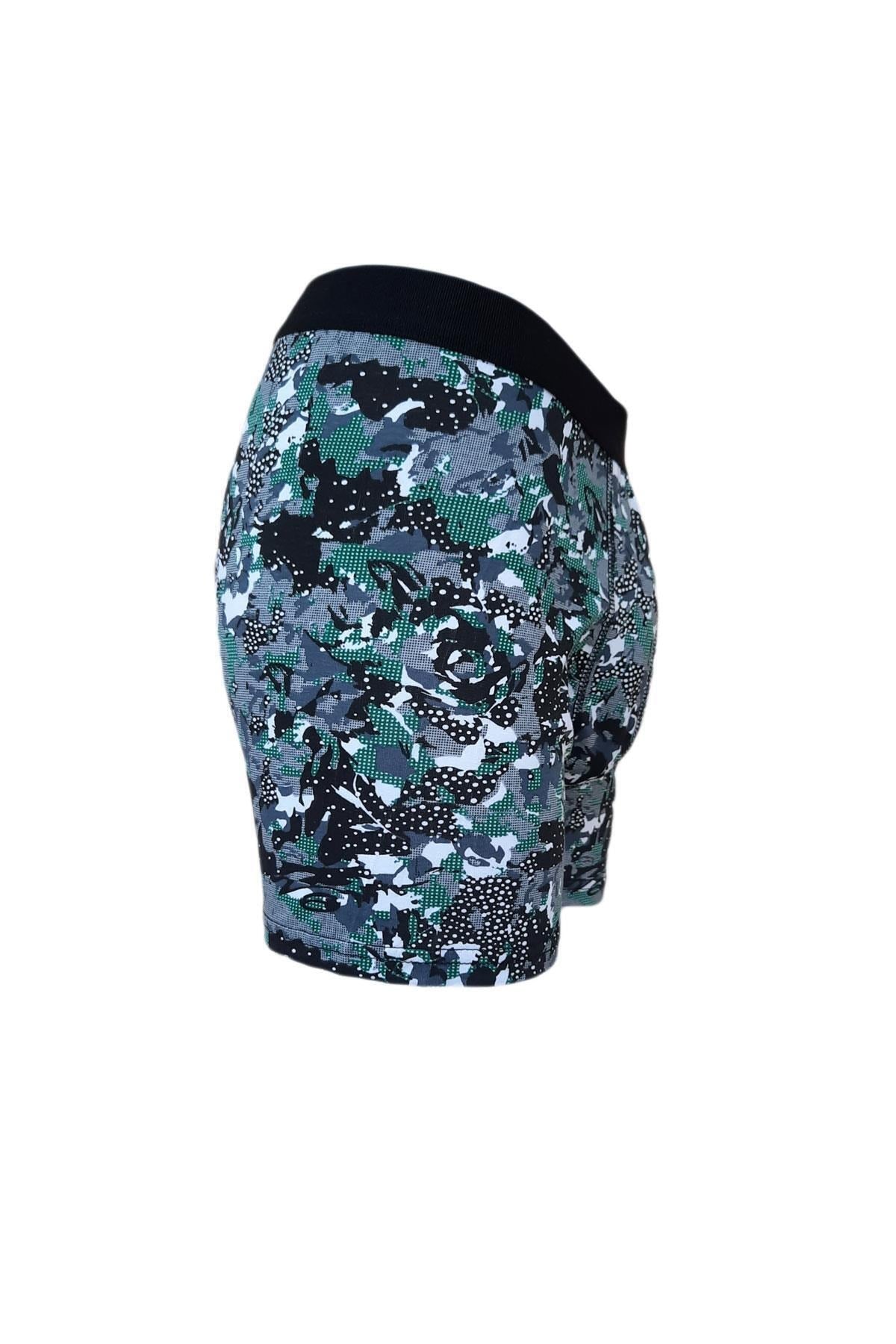 Men'S Patterned Lycra Cotton Boxer 5 Pack
