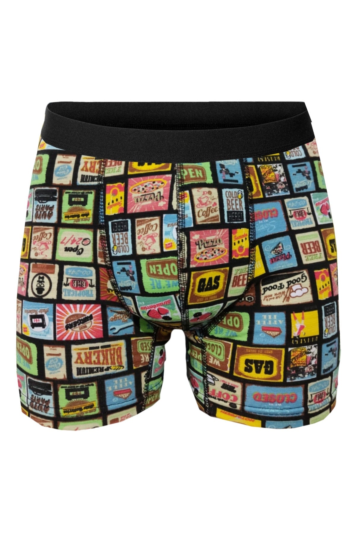 Patterned Plain Mixed Men'S 9 Pack Cotton Boxer