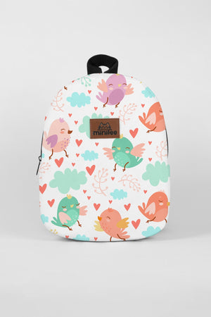 Happy Birds Ages 0-8 - Nursery, Kindergarten Kids Backpack [With Special Box]
