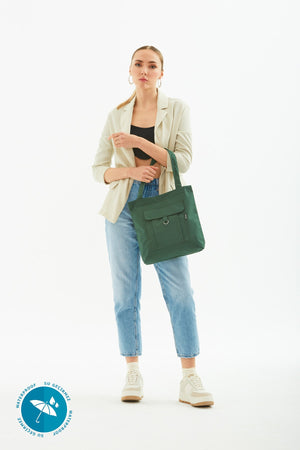 Petrolgreen U7 2-Compartment Large Volume Waterproof Fabric Women'S Sports Daily Arm And Shoulder Bag B:35