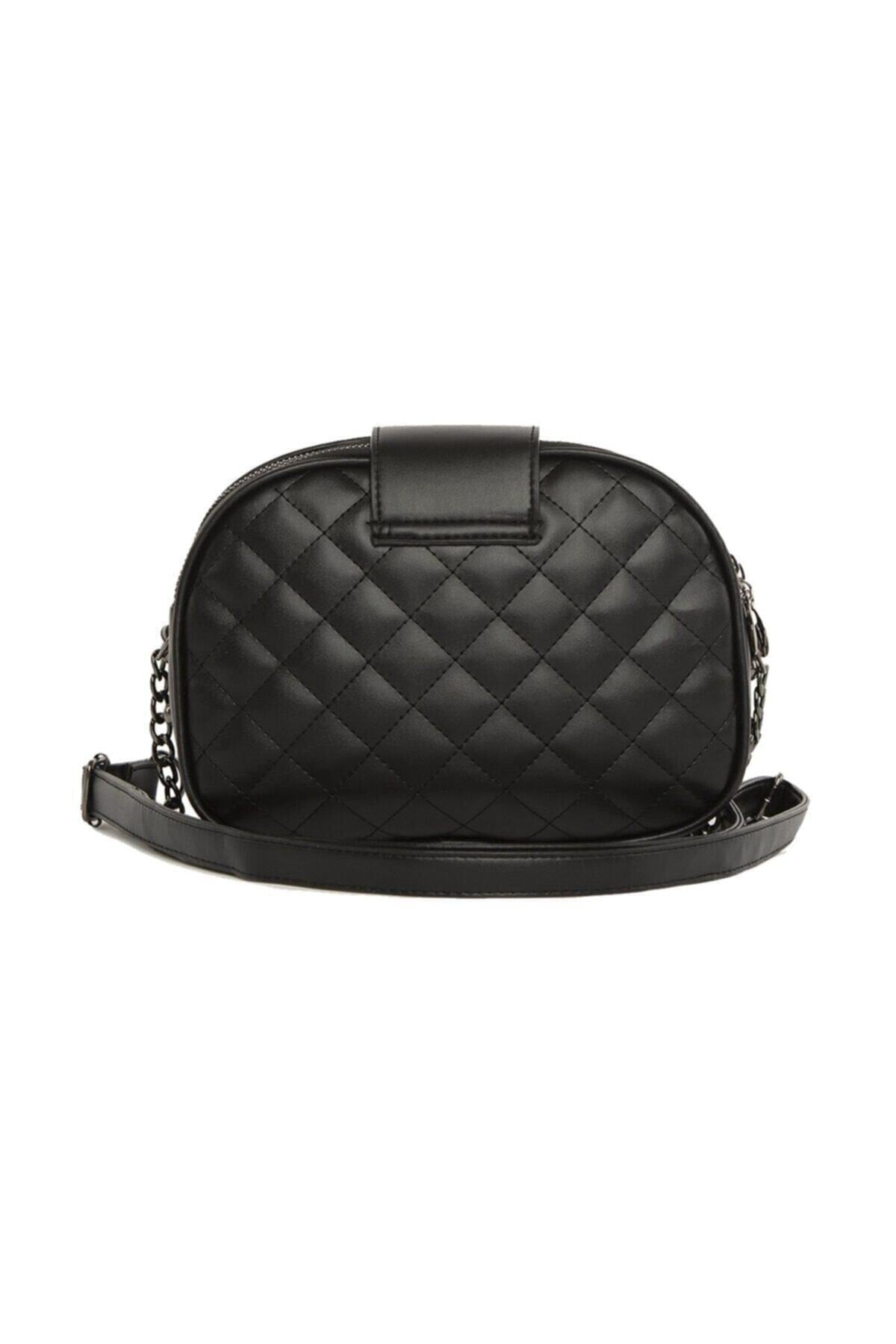 Women'S Black 3 Eyes Ziplock And Zipper Bag