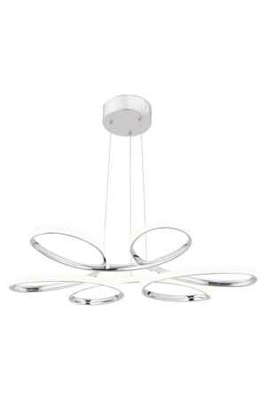 Flora Chrom Moderne Pendelleuchte Led Kronleuchter