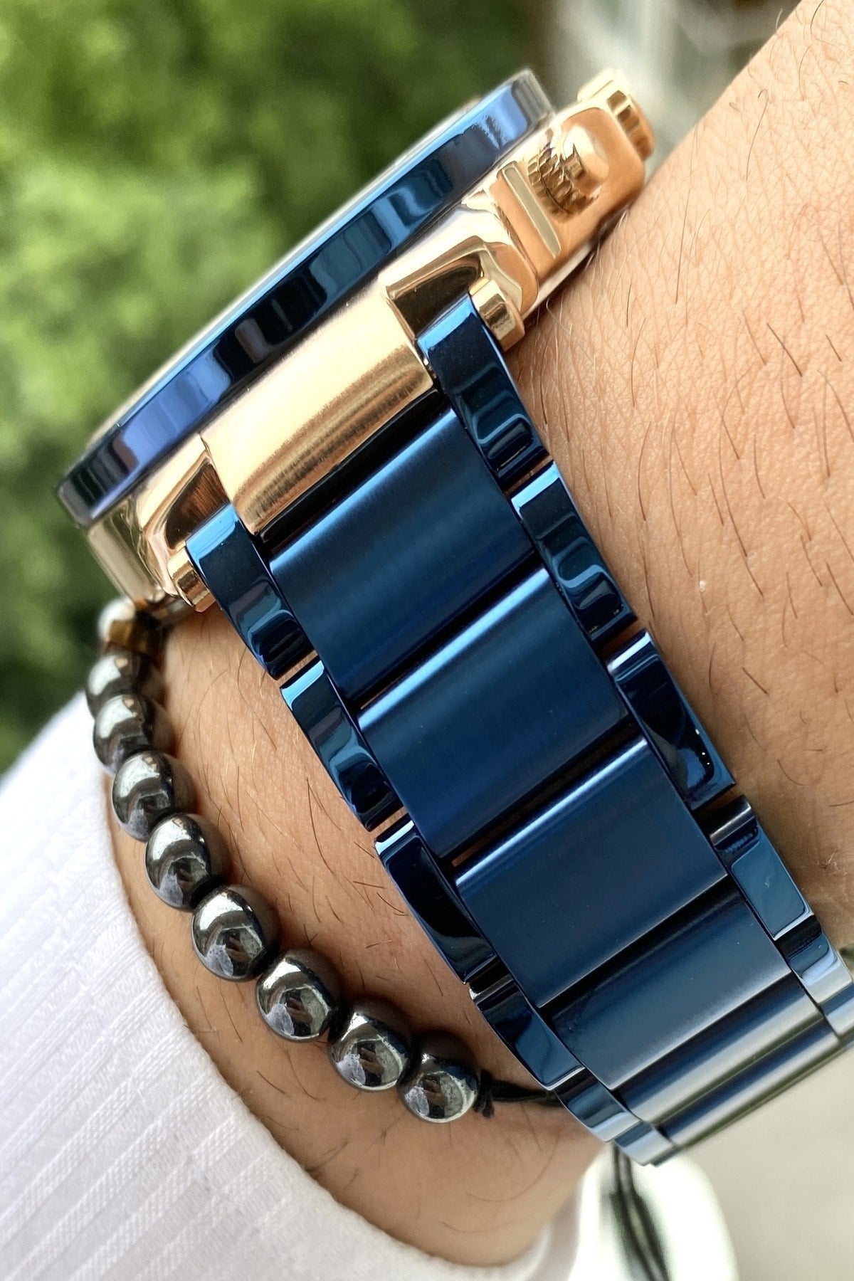 Stainless Steel Band Men'S Wristwatch+3Atm Waterproof