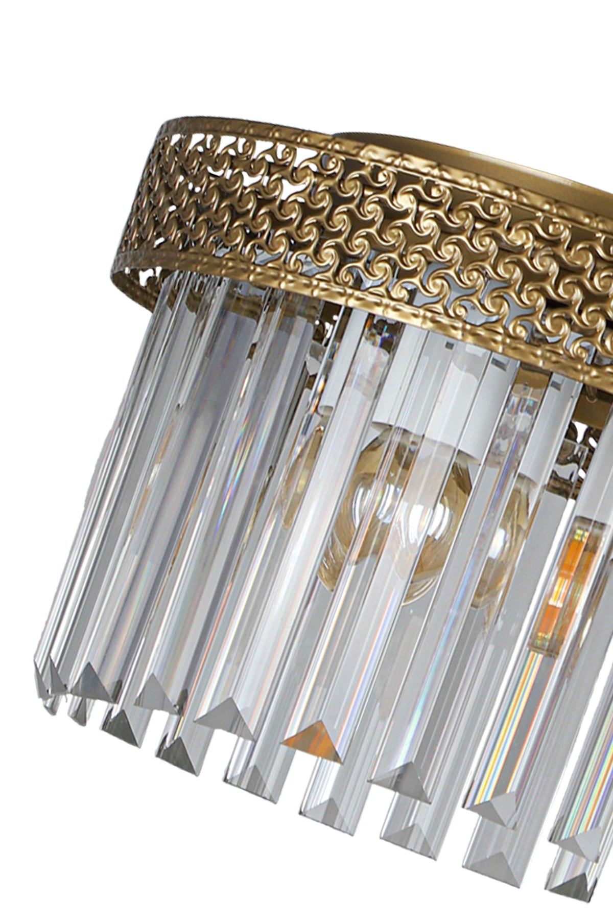 Sitrus 3Rd Antique Lux Crystal Stone Chandelier