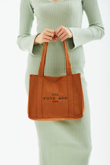 Tile U45 Snap Closure The Tote Bag Embroidered Canvas Fabric Casual Women's Arm And Shoulder Bag 25