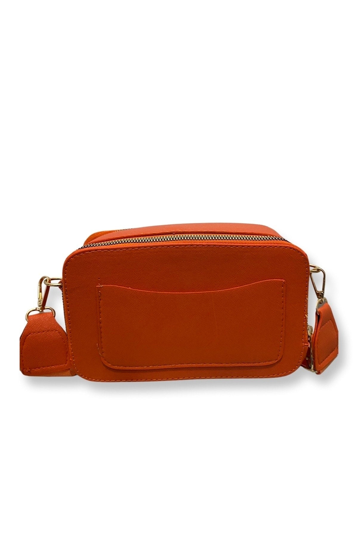 Women'S Canta Orange Quality Sport Stylish Crossbody Two Compartment Pocket Shoulder Bag (Small Size)