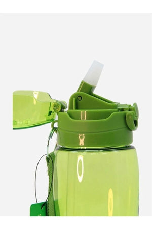 Benetton Automatische Trinkflasche mit Deckel und Flasche, Grün