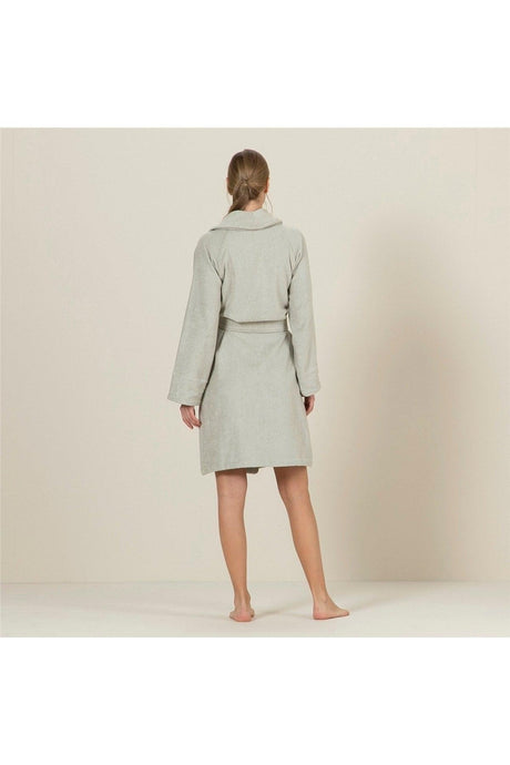 Solid Unisex Bathrobe Sage - Swordslife