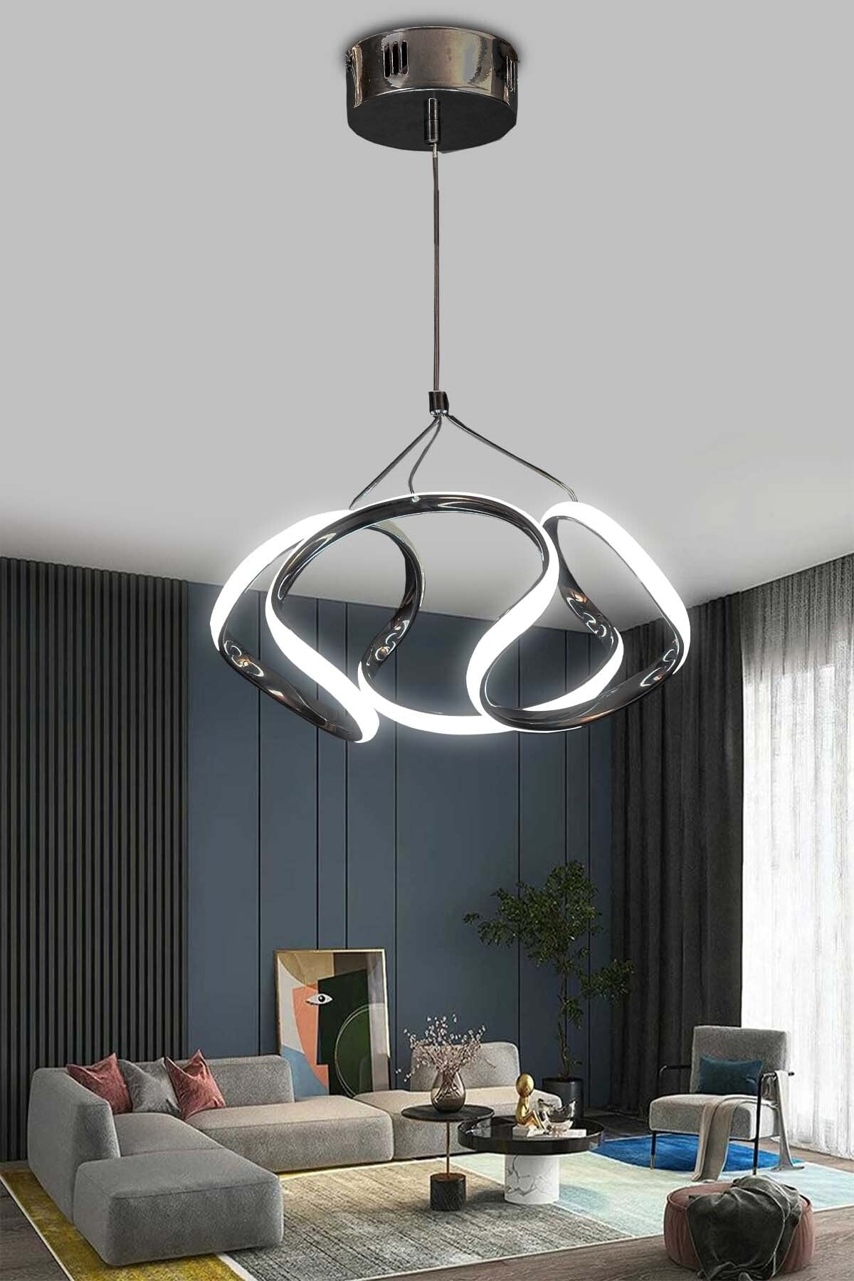 Dron Model Black Pendant Lamp LED Chandelier White Light Modern LED Chandelier