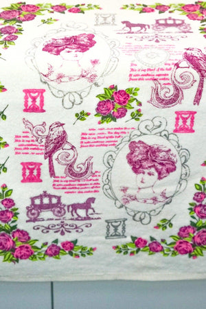 Kitchen Cotton Printed 30x50 Cm Hand Face Kitchen Towel Soft Patterned Water Absorbent Towel - Swordslife