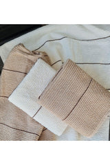 Hand Sahara 50 X 85 Cm 4 Pcs Hand And Face Towel | beige-cream - Swordslife