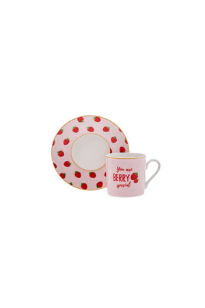 Fruitee Coffee Cup Set For 6 Persons 90 Ml