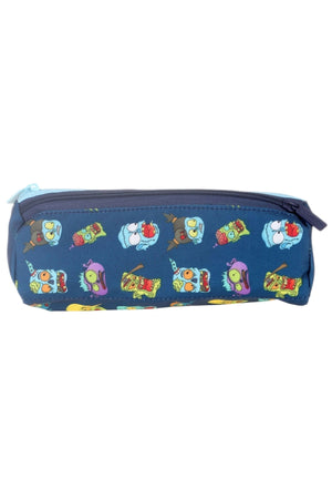 Kids&Love Navy Blue Zombie Pizza Primary School Bag Set - Boys