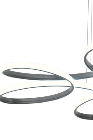 Flora Smoked Moderne Pendelleuchte Led Kronleuchter