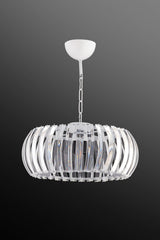 Venus White 25 Cm Plumbing Crystal Stone Chandelier