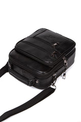 Genuine Men's Genuine Leather Case Hand And Shoulder Bag Strained Sarkmaz Steel Case Bag
