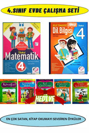 4th Grade Turkish Mathematics Colorful Story Set of 5 - Swordslife