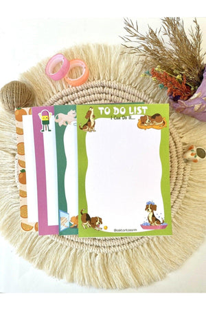4 Note Pad Todo List Notepad 10x14 cm