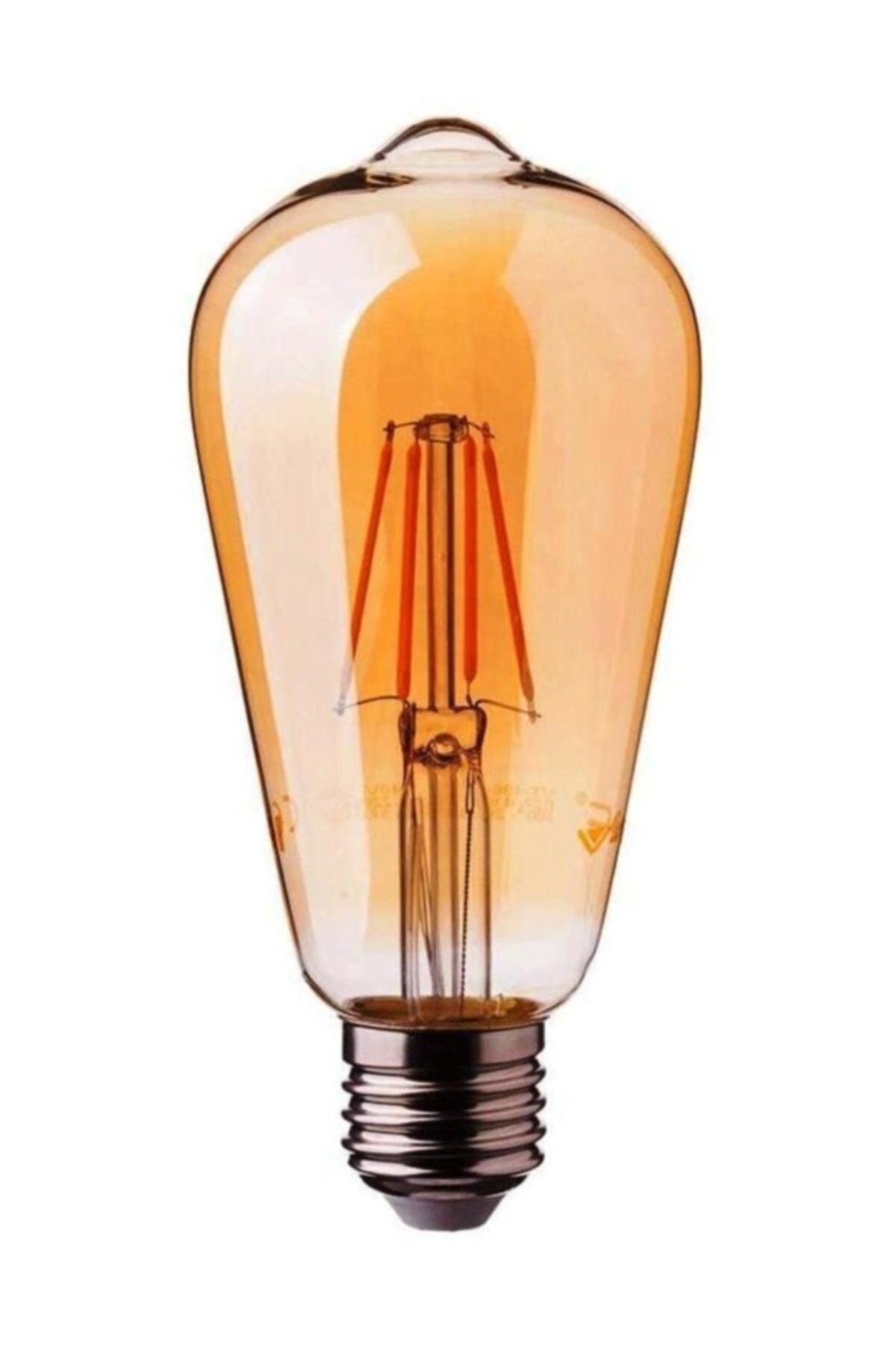 4w 2700k Amber Color Rustic Led Bulb With Dimmer