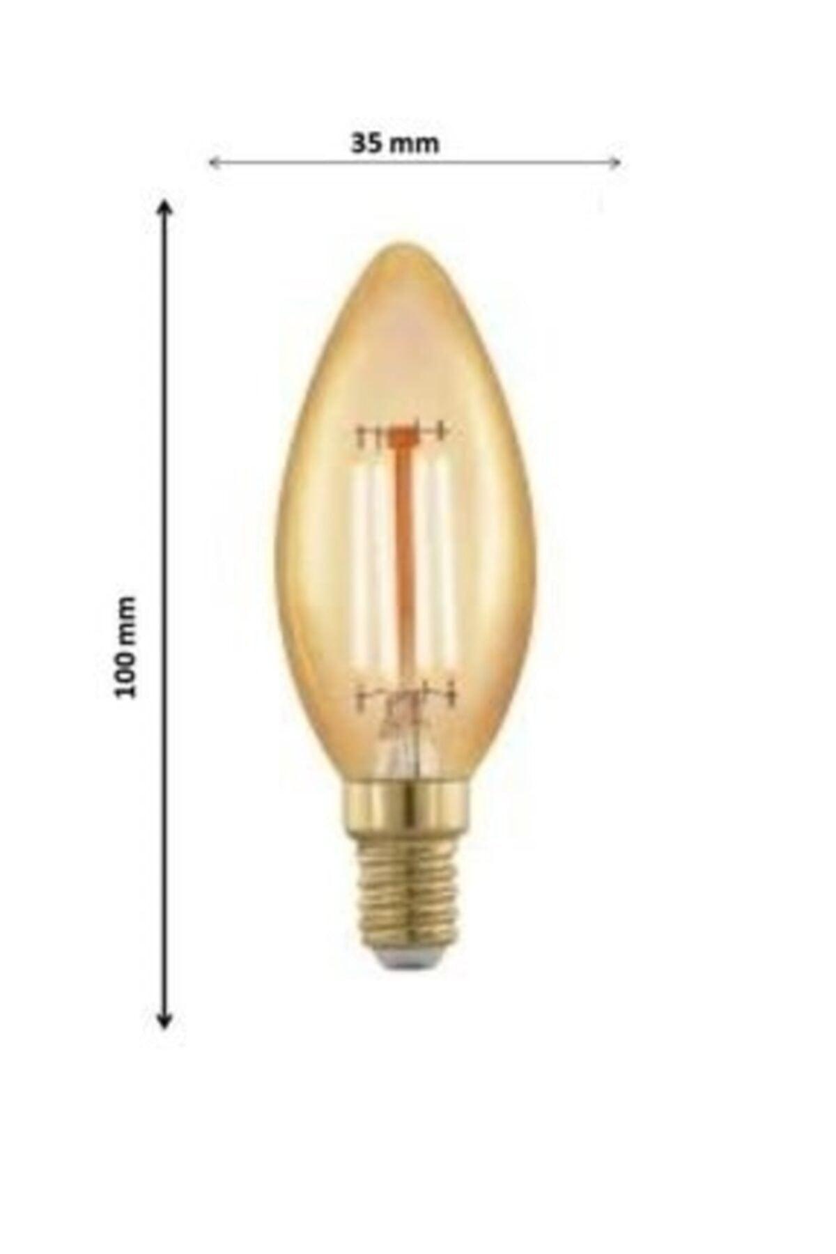 4w Led Bulb For Chandeliers E-14 Socket Amber