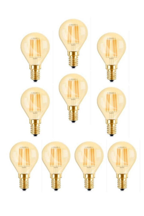 4w E-14 Socket Filament Led Bulb Yellow Light 10