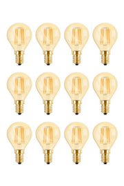 4w E-14 Socket Filament Led Bulb Yellow Light 12