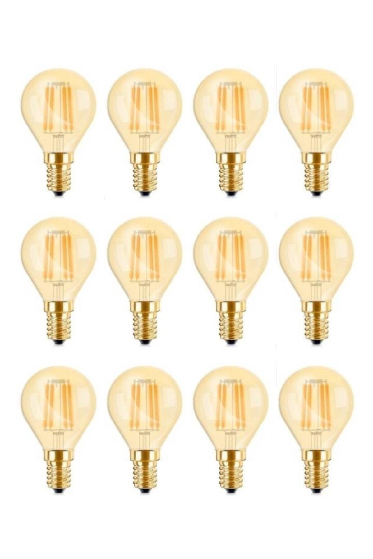 4w E-14 Socket Filament Led Bulb Yellow Light 12